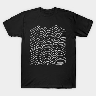 Make Waves - Funny Middle Finger Minimal Design T-Shirt